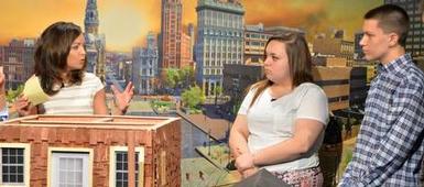 Innovation Tech students promote charity on local news program