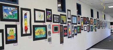 Crown Road Campus students present first art show