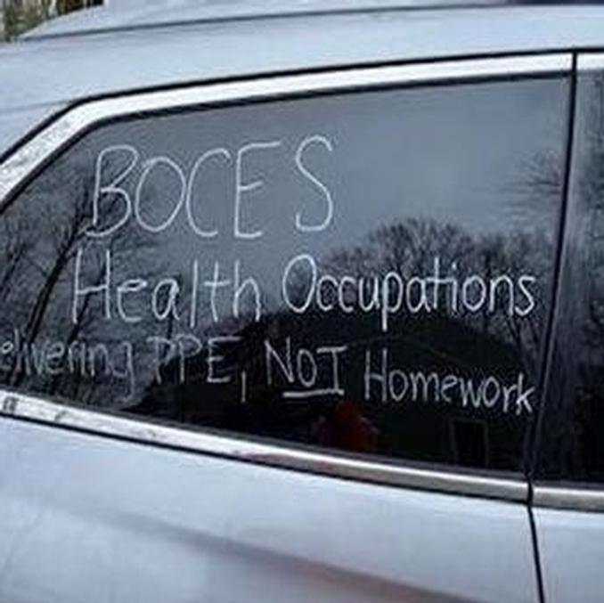 Teacher on a mission: delivering masks