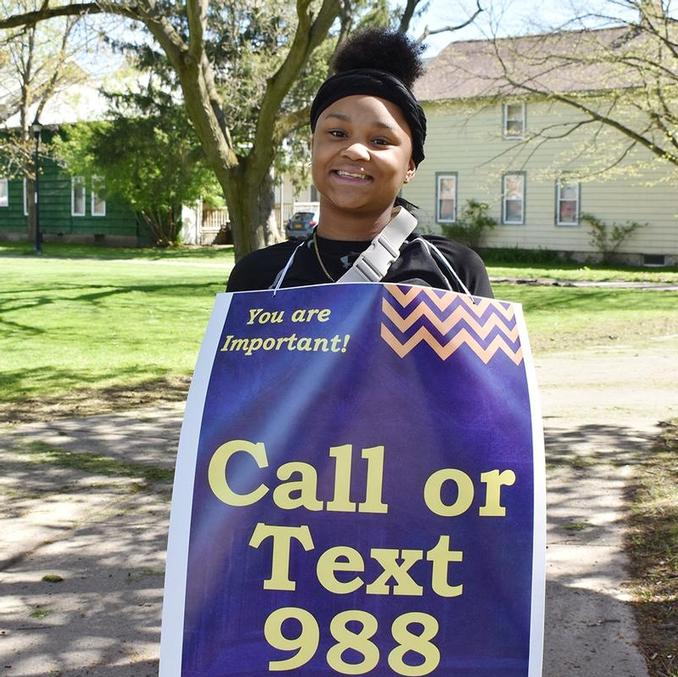 OCM BOCES students play key role in Cortland Mental Health Awareness Walk